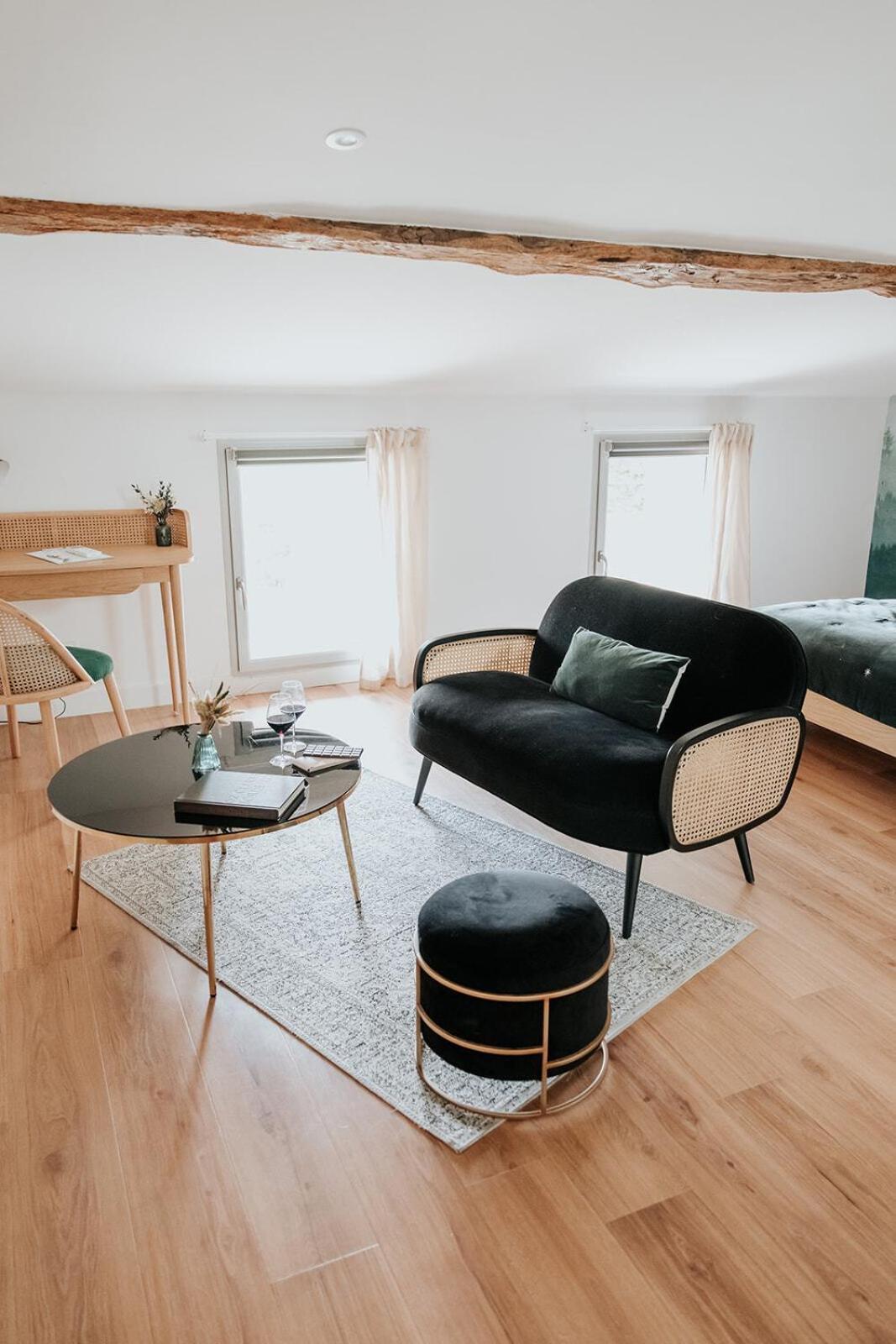 Chateau La Grande Clotte Lussac  Kamer foto
